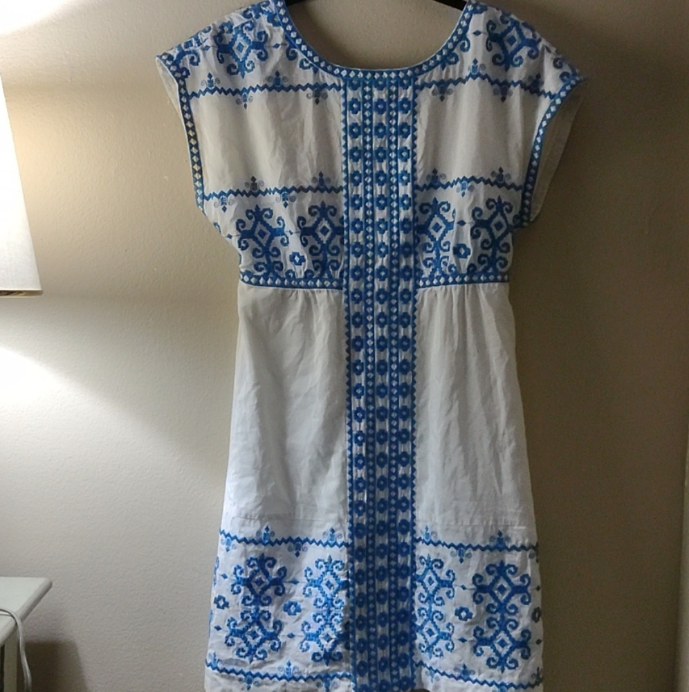 Tibi Embroidered Dress Size 6